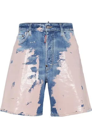 Dsquared2 Painterly-print shorts
