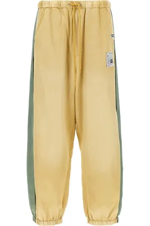 Maison Mihara Yasuhiro Aged Satin track pants