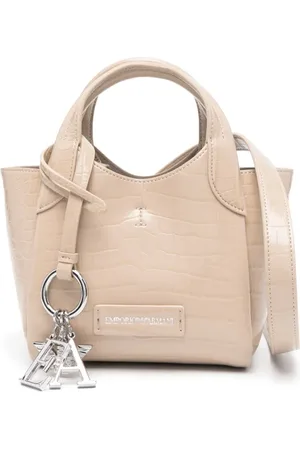 Emporio Armani Logo-charm tote bag