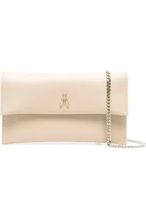 Patrizia Pepe Logo-plaque leather crossbody bag