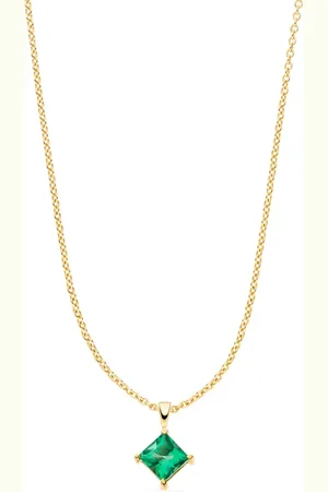 VEYNOU 14kt yellow Klara emerald necklace