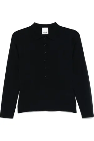 Allude Fine-knit polo shirt