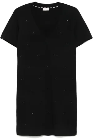 Liu Jo Logo-embroidered mini dress