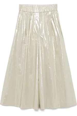 PESERICO SIGN Metallic trousers