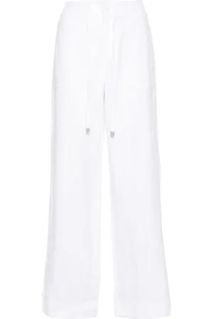 Ralph Lauren Drawstring-waist linen trousers