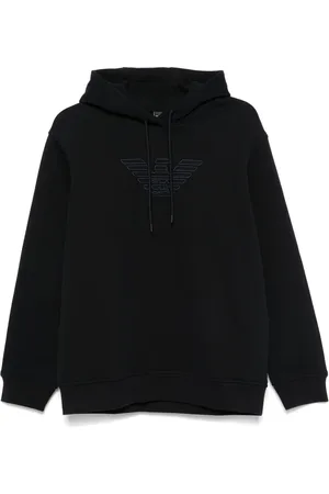 Emporio Armani Logo-embroidered hoodie