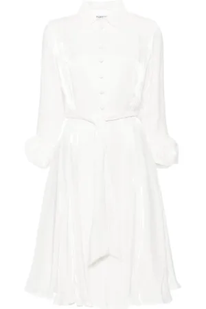 Baruni Carina satin shirtdress