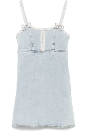 Self-Portrait Denim mini dress