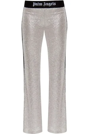 Palm Angels Sequin-embellished trousers