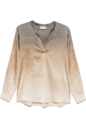 PIERRE-LOUIS MASCIA Illustration-print blouse