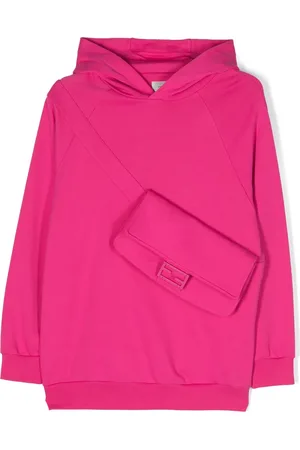 Fendi FF logo-plaque cotton hoodie