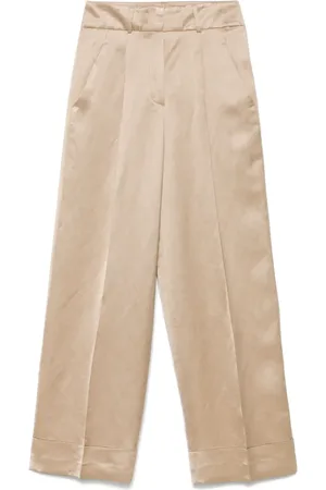 PESERICO SIGN Satin trousers