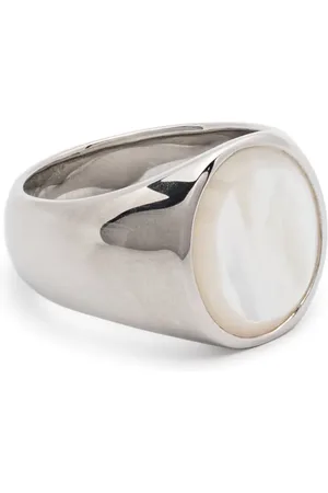 TOM WOOD Oval Mother-of-Pearl ring