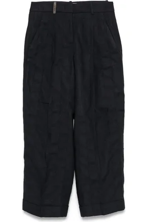 PESERICO SIGN Patterned trousers