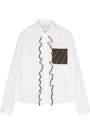 Fendi Zucca monogram detail shirt