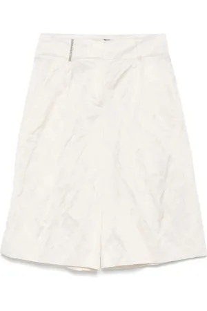 PESERICO SIGN Pleat-detail shorts