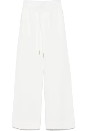 LORENA ANTONIAZZI Star-appliqué track trousers