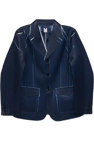 Comme des Garçons Printed single-breasted blazer