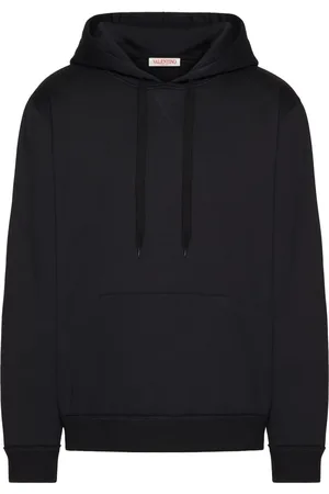 VALENTINO GARAVANI Untitled stud-appliqué hoodie