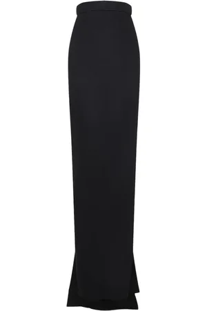 Rick Owens Draped-detail maxi skirt