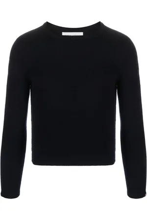 EXTREME CASHMERE Fine-knit cropped jumper