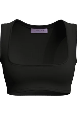 MACCAPANI Perfect square-neck bra top