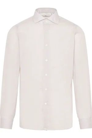 Finamore Striped long-sleeve shirt