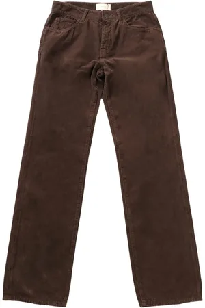 The Row Fine ribbed trousers