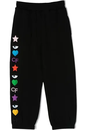 Chiara Ferragni Logo-embroidered trousers