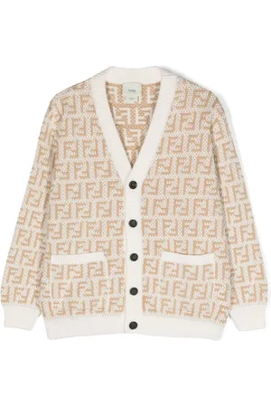 Fendi FF-motif cotton cardigan
