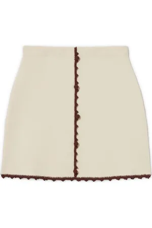 Claudie Pierlot Contrast-trim mini skirt