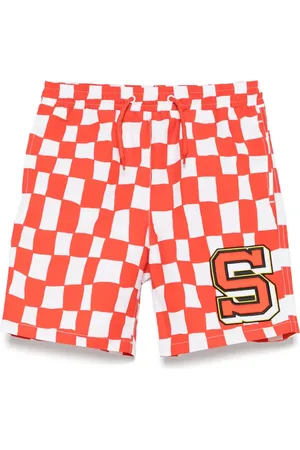 Stella McCartney Checked swim shorts