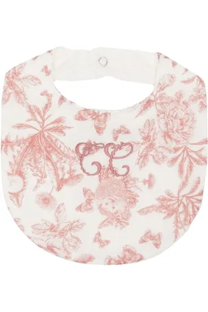 Tartine Et Chocolat Botanical-print embroidered bib