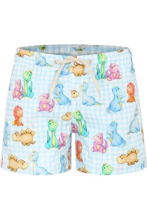 MC2 SAINT BARTH Graphic-print swim shorts
