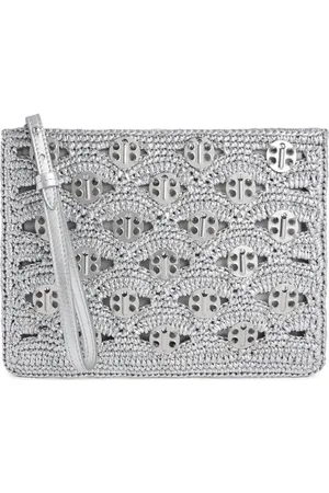 Paco rabanne Raffia clutch bag