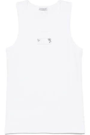 Moncler Logo-patch tank top