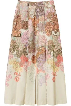 Twin-Set Floral-print skirt