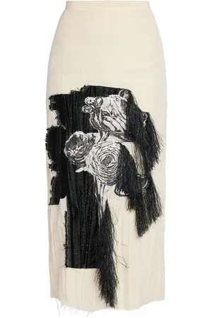 Erdem Printed pencil skirt