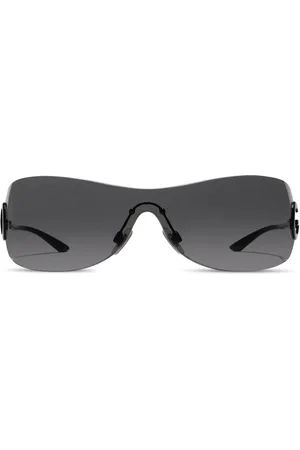 Dolce & Gabbana Logo-detail wraparound sunglasses
