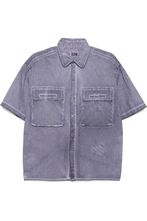 Izzue Logo-embroidered shirt