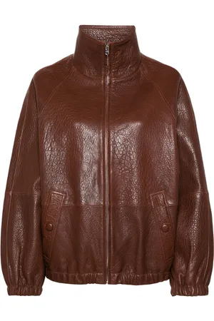 Sandro Zip-up leather jacket