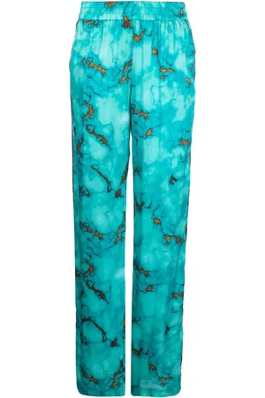 Roberto Cavalli Abstract-print trousers