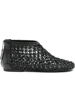Elena Iachi Woven ankle boots