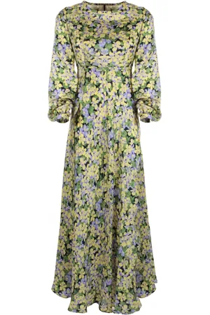 RAQUEL DINIZ Floral-print maxi dress