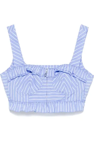 Sandro Striped crop top