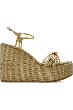 Casadei Raffia platform sandals