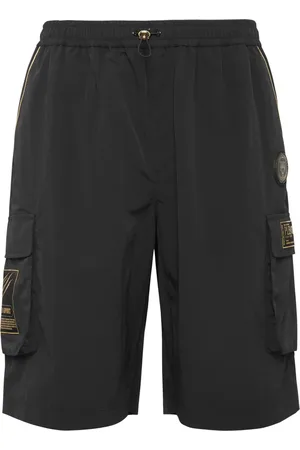 Philipp Plein Laminated cargo shorts
