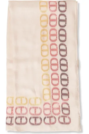 Twin-Set Graphic-logo scarf