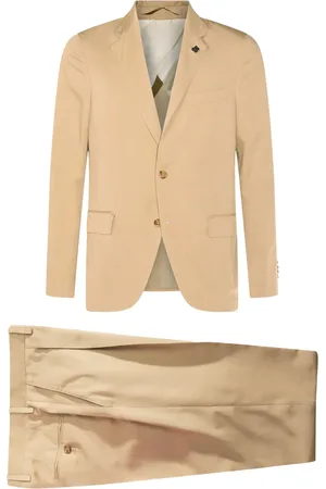 LARDINI Brooch-detailing blazer