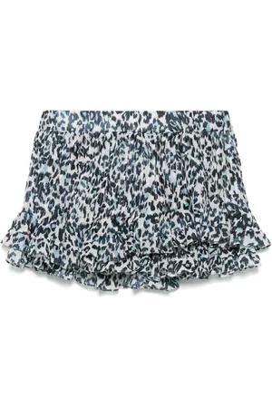PNK Animal-print cotton shorts